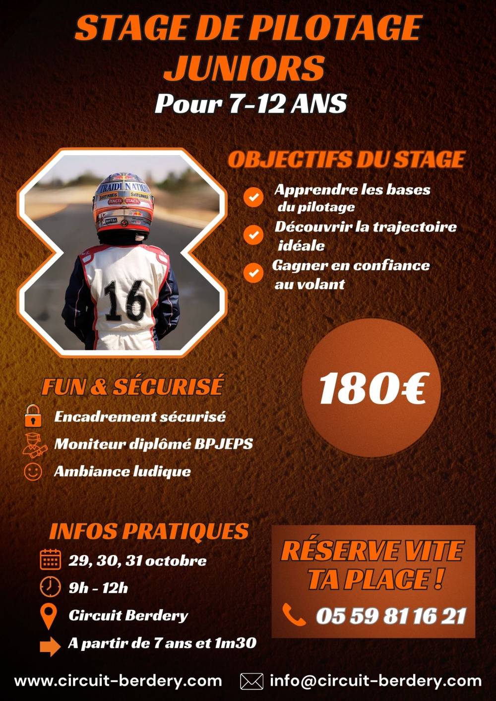 Stage De Pilotage Juniors 7-12 ans