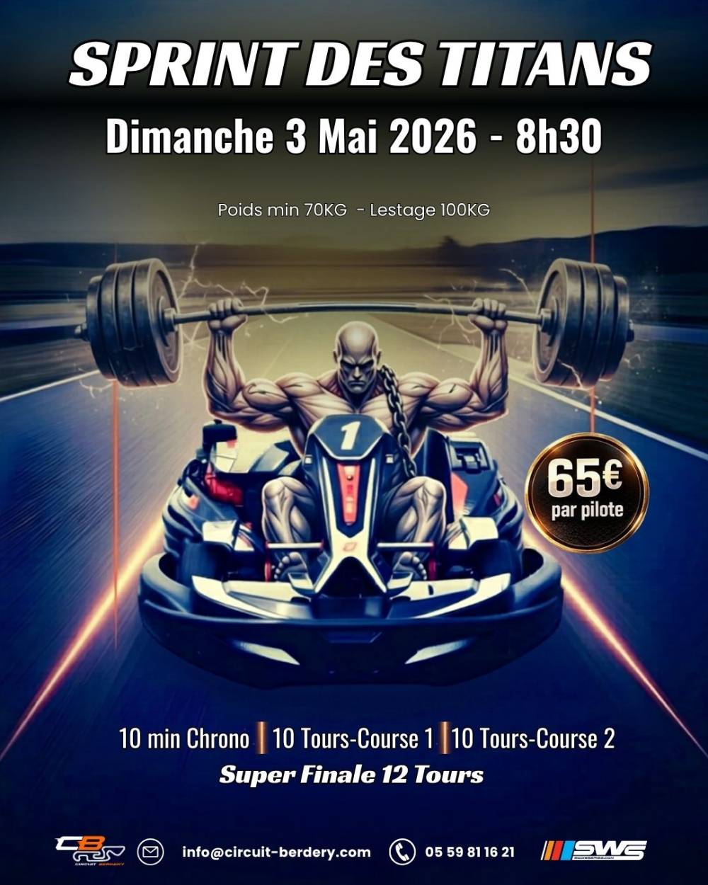 SPRINT DES TITANS-KARTING-PAU64-LESCAR