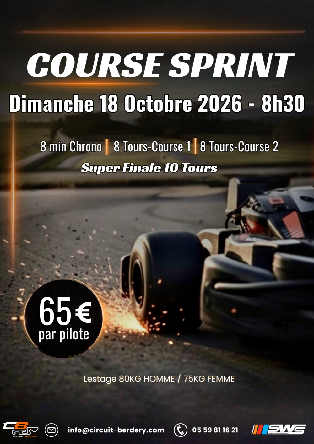 Flyer Sprint Karting - Lescar - Pau 2026